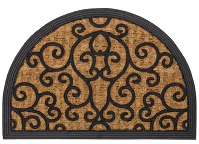 Produktbild von HowHomely Türmatte Schmutzfangmatte Fußmatte Türvorleger 60x40 cm Kokosfaser rutschfest