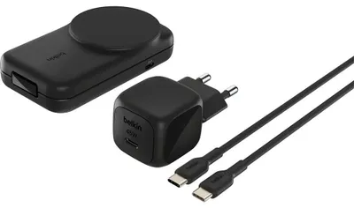 Produktbild von Belkin Qi2, Drinnen, USB, Kabelloses Aufladen, 1,5 m, Schwarz