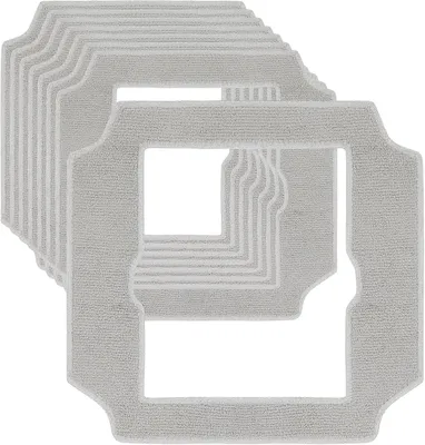 Imagen del producto de Paños de microfibra de repuesto para el robot limpiacristales ECOVACS WINBOT Mini 2, paquete de 8 unidades, reutilizables, para la limpieza de ventanas