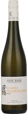 Produktbild von Hans Baer Rivaner Grauburgunder 11,5% Vol. 0,75L