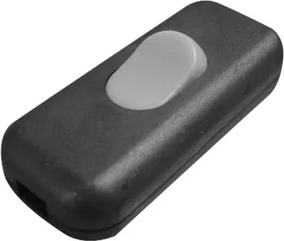 Image de Interrupteur Unipolaire Luminescent Noir En Vrac - Zenitech