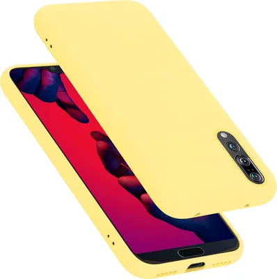 Produktbild von Cadorabo Schutzhülle für Huawei P20 PRO / P20 PLUS Hülle in Gelb Handyhülle Case Cover TPU Etui
