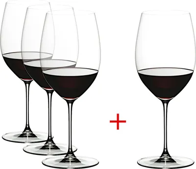 Obrázok produktu pre Riedel VERITAS BUY 4 COUNT 3 CABERNET/MERLOT A02/19 4 kusy 544900098