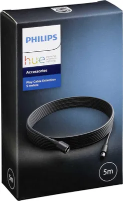 A product box for a Philips Hue Play extension cable.