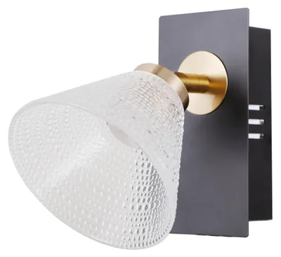 Zdjęcie produktu dla Kinkiet LED ORELLA czarny matowy 4W Ciepła biel 197lm metal wym:15x11x17cm IP20 Italux