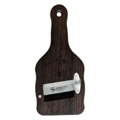 Produktbild von Ambrogio Sanelli - Trüffelhobel aus Eichenholz - 5,5 cm glatte Klinge, verstellbar von 0,2 bis 3 mm