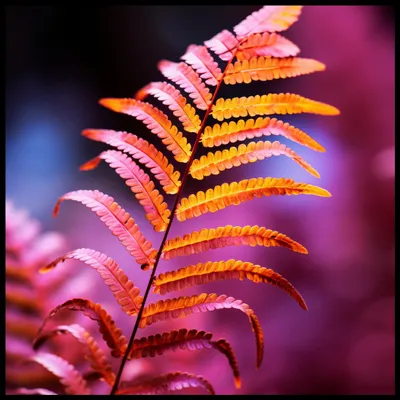 Produktbild von Plakat 70x70cm Herbstfeuer
