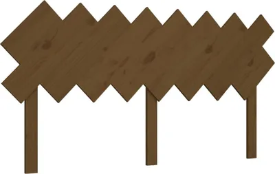 Produktbild von vidaXL Bett-Kopfteil Honigbraun 159,5x3x80,5 cm Massivholz Kiefer