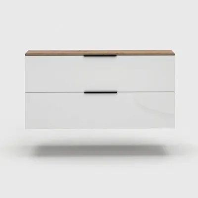 Produktbild von Platzsparender Schuhschrank mit 2 Türen aus Holz Space