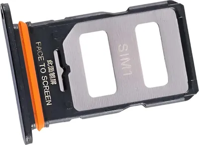 Produktbild von SIM-Kartenhalter für Xiaomi Redmi Note 13 Pro+ 5G (23090RA98C), Schwarz
