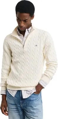 Produktbild von Gant 8050603 Halbzippullover Beige S Herren Beige S