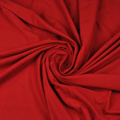 Produktbild von Interlock-Jersey einfarbig Rot