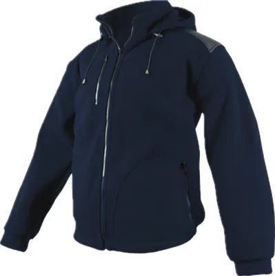 Produktbild von Fleecejacke Arbeitsjacke Pullover Kapuzenpullover Hoodie Fleece Marine XL