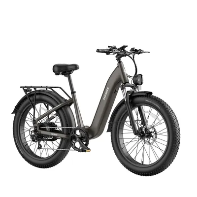 Produktbild von Elektrofahrrad Fatbike 26 Zoll mit 48V 20Ah Akku (55Nm) E-Bike Gefederter Gabel, Hydraulischen Scheibenbremsen 7-Gang Schaltung Tiefer Einstieg EBIKE