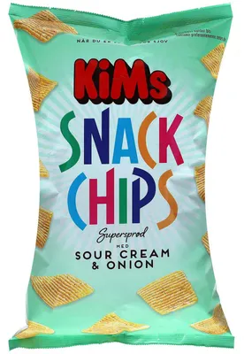 Produktbild von KiMs Snack Chips Sour Cream & Onion 145g