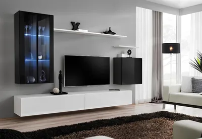 Produktbild von Wohnzimmer Komplett set 7tlg Wohnzimmer Möbel Wohnwand Holz Einrichtung Neu