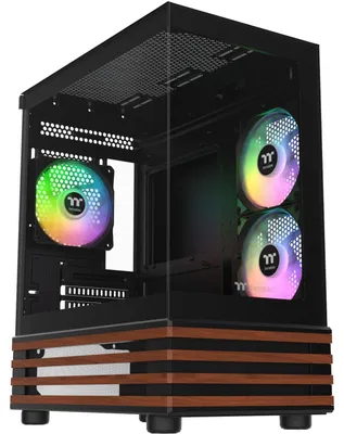 Produktbild von Thermaltake View 170 WS ARGB, Micro Tower, PC, Schwarz, micro ATX, Mini-ITX, SPCC, Gehärtetes Glas, Gaming