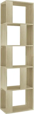 Obrázek produktu pro vidaXL Regál na knihy / rozdělovač místností Sonoma Dub 45x24x159 cm výrobek ze dřeva
