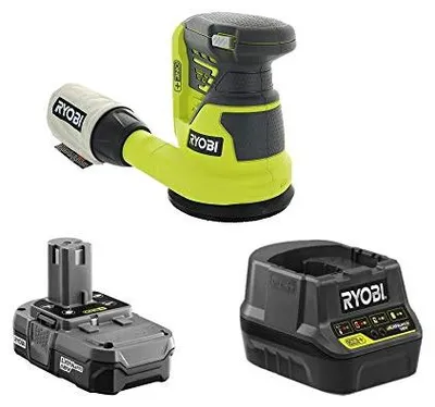 Produktbild von Ryobi RROS18-0 Exzenterschleifer 18V ONE+ Akku ⌀ 125mm Kit 2,0 Ah