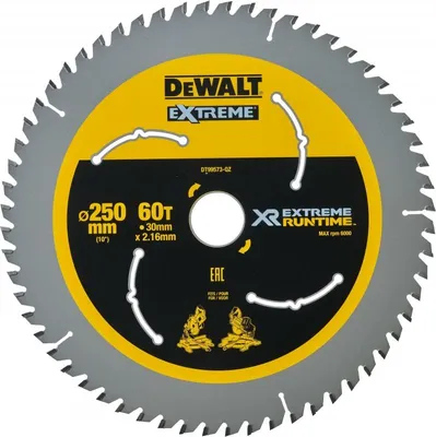 Image de Dewalt Scie à lame 250X30Mmx60Z