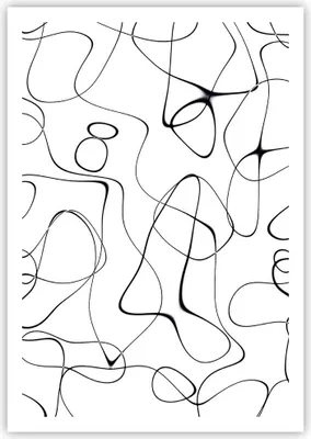 Produktbild von Poster - Poster ohne Rahmen - Linie nichts Muster - 70x100 cm - Wand Bild - Wanddeko - Wandbilder - Kunstposter - Wandposter - Bilder - Kunstdruck - Wanddekoration - Wandbild - P2XPA70x100-5054
