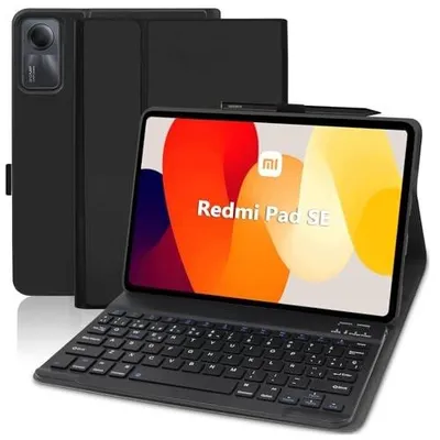 Zdjęcie produktu dla Etui klawiatura bluetooth xiaomi redmi pad se 11 cali magnetyczne