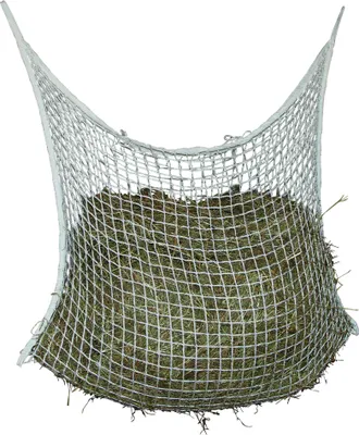 Produktbild von Kerbl Heunetz engmaschig 3x3cm 120x90cm ca. 8,5kg Heu Futternetz 12 Stunden