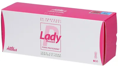 Immagine prodotto di Lady Presteril Proteggi Slip Stesi Biodegradabili 24 Pezzi