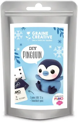 Produktbild von Graine Creative Polymer Clay Spielset - Fimo Soft Pinguin kreativ