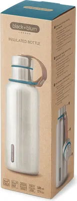 Image de Bouteille thermique 500 ml, turquoise / Black+Blum