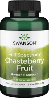 Obrázek produktu pro Chasteberry Fruit 400 mg 120 kapslí Swanson Health Products