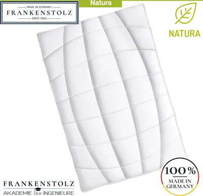 Produktbild von Frankenstolz Vierjahreszeiten-Steppbett Natura - klimaregulierende, weiche Bettdecke