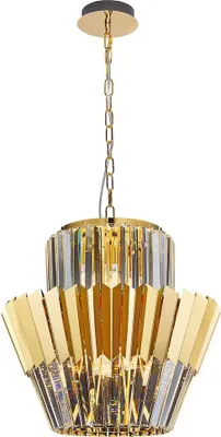 Immagine prodotto di Lampadario in cristallo oro glamour Donna 9xE14 40W Milagro