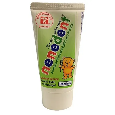 Produktbild von Nenedent Kinderzahncreme mit Fluorid 3fach Schutz gegen Karies 50ml