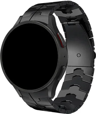 Produktbild von Strap-it Samsung Galaxy Watch 4 Classic 46mm Stahl-eisen Armband (Schwarz)
