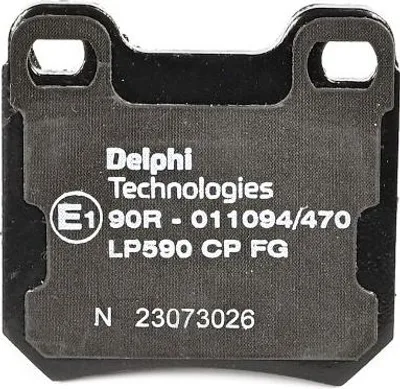 Produktbild von DELPHI Bremsbeläge Satz Hinten Bremsklötze für OPEL Omega B Limousine (V94) LP590