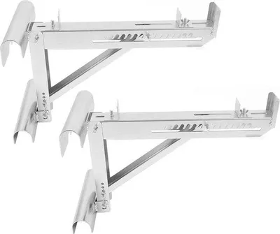Produktbild von Famanu Verstellbare Leiterhalter aus legiertem Stahl - Stabilisierung für Leitern bis 50 cm Breite