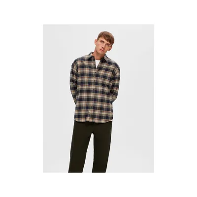 Produktbild von 5180Az Camicia Flanella Selected Regular Man Flannel Shirt