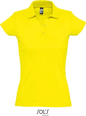 Produktbild von SOLs 11376 | Damen Poloshirt Prescott - Farbe: Lemon - Größe: S