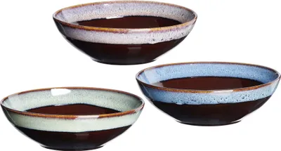 Produktbild von Schale flach 18,5cm 6er Set sortiert Mongu