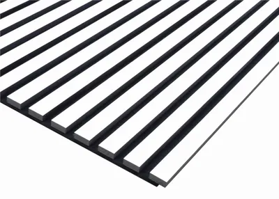 Produktbild von Akustikpanel Mit Dekorativer Folie Neuhofer Weiss 267X57X1.9 Cm