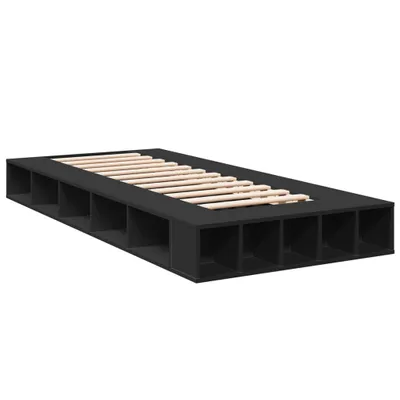 Produktbild von Bettgestell Schwarz 100x200 cm Holzwerkstoff