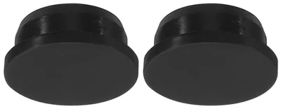 Silikon-Lochstopfen 34,3 mm, schwarz, 4 Stück