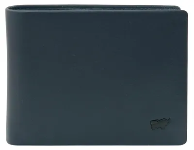Imagen del producto de Cartera HANNES RFID, para hombre, de cuero, color azul, con 8 compartimentos para tarjetas