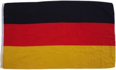 Produktbild von Flagge Deutschland 90 x 150 cm Fahne mit 2 Ösen 100g/m² Stoffgewicht Hissflagge Mast