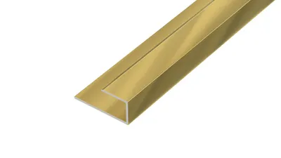 Obrázok produktu pre AP27/9 ukončovacia lišta, pre laminát ACARA, hliník elox zlato, 8,8 mm, 0,9 m