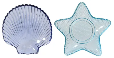 Produktbild von Decoris Tellerglas ø14cm Muschel oder Stern