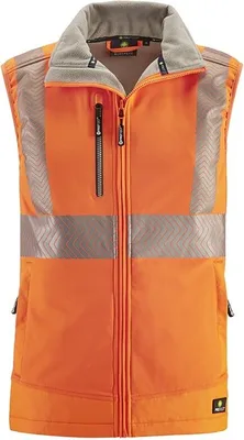 Produktbild von 4PROTECT® Warnschutz-Softshellweste PARAMUS Leuchtorange XXL