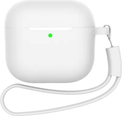 Produktbild von INF AirPods-Etui mit Schlüsselanhänger und Zubehör Weiß AirPods 4