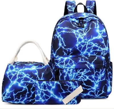 Image de Sacs à dos scolaires étanches pour filles et garçons - Adaptés pour l'école primaire et le collège - 1 pièce